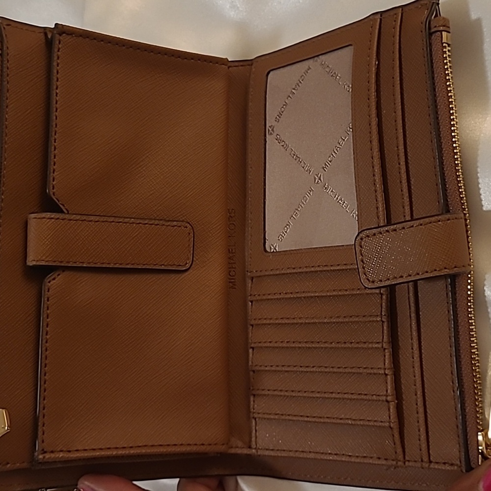 Michael Kors Brown Wristlet Clutch - Picture 5 of 13